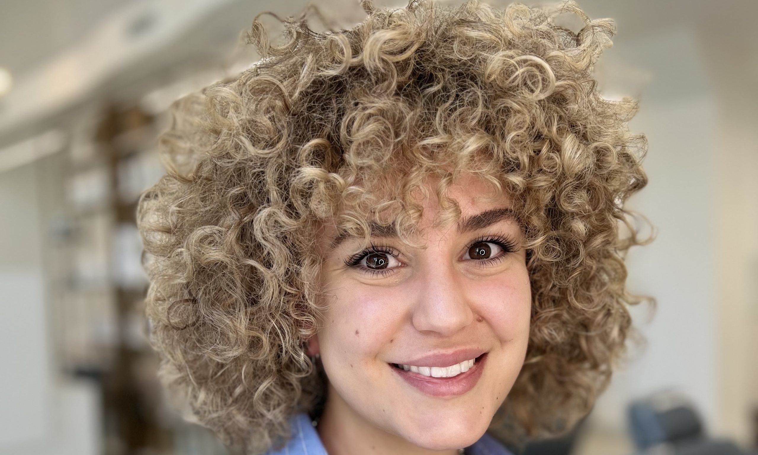 flequillo curly